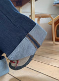 Pelion Roll-Up Raw Denim Pants