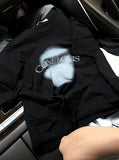 Spray painting short sleeve tee