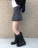 Leube Pleated Mini Skirt Pants