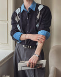Jeff Argyle Knit Cardigan