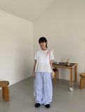 Mirif Carpender Stripe Cotton Pants