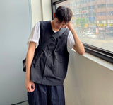 Natto Detail Pocket Vest