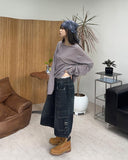 Letty Strap Cargo Bermuda Denim