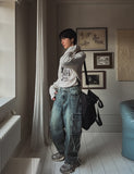 Deep press ribbed warm t