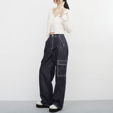 Lira denim pocket pants