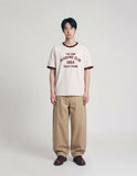 Post Lettering Short Sleeve T-shirt