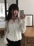 Weu Linen Rib Knit Cardigan