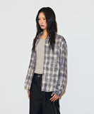 OVERDYED CHECK SHIRT