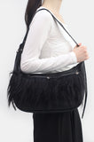 Kaon Fur Shoulder Bag