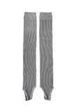 Ribbed loop leg warmers