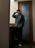 Overfit Hood Detachable Denim Jacket