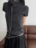 Thin Double Eyelet Belt