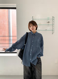 [unisex] Billmon Seersucker Stripe Over Shirt
