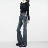 Slen Slit Bootcut Pants