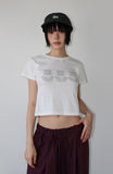 BLOOM CROP HALF T