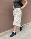 Effen Cargo Pocket Button Bermuda Pants