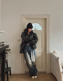 Dean Tiger Balloon Denim Pants