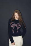 Ribbon Brush CROP Knit