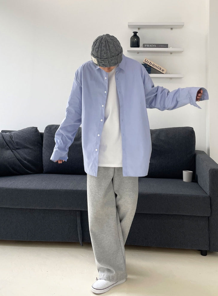 【COSYHARU】Ordn Solid Overshirt COSYHARU (コシハル) - オーデンソリッドオーバーシャツ / Ordn