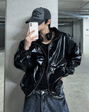Rokaemmeu Two-Way Glossy Cooper Windbreaker