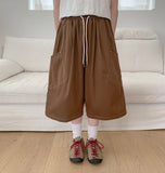 [unisex] Tilk Stitch Banding Cargo Bermuda Pants