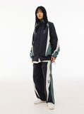 Color Block 93 Sporty Zip-Up Jacket