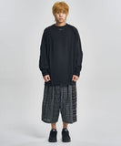 Check Mixed Bermuda Pants