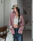 Roin loose fit spring check shirt
