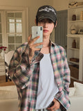 Cross-check seersucker shirt