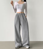 Wide Side Cut Two Way Jogger Banding Training Pants