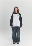 Drive Bunny Raglan Embroidered Hoodie