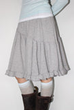 DEAR FRILL MIDI SKIRT