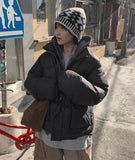 Konai String Pocket Button Over Padding Jumper