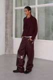 Patent leather pants