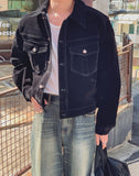 Eight Velvet Denim Trucker Jacket