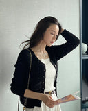 Mayben Ribbed Knit Cardigan