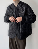 Vintage Round Quilted Half Jumper