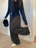 [BAONHAUS] Timder Cotton Wide Banding Flower Pants