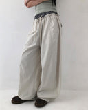 Luce Check Wide Banding Pants