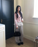 Hittite Suede Stitch Tote Shoulder Bag