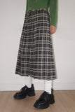 CHECK BUTTON PLEATS SK