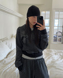 Ellie Heart Stripe Hoodie