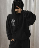 DOT CROSS LACE Hoodie