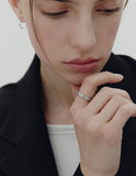 [Premium Plating] Precise AB(W) Stone Line Ring