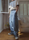 Builder Stripe Carpenter Denim Pants