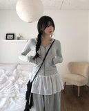 Sco Stripe Slim Hood Zip-Up