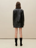 Mini Leather Skirt