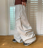 Linden Brushed Cargo Banding Wide Pants