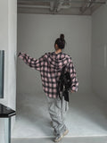 Naming Big Hood Checkered Shirt