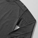 Ash Cut-Out Long Sleeve T-Shirt